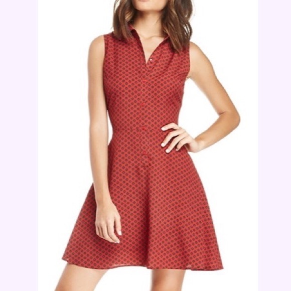 collared button down dress